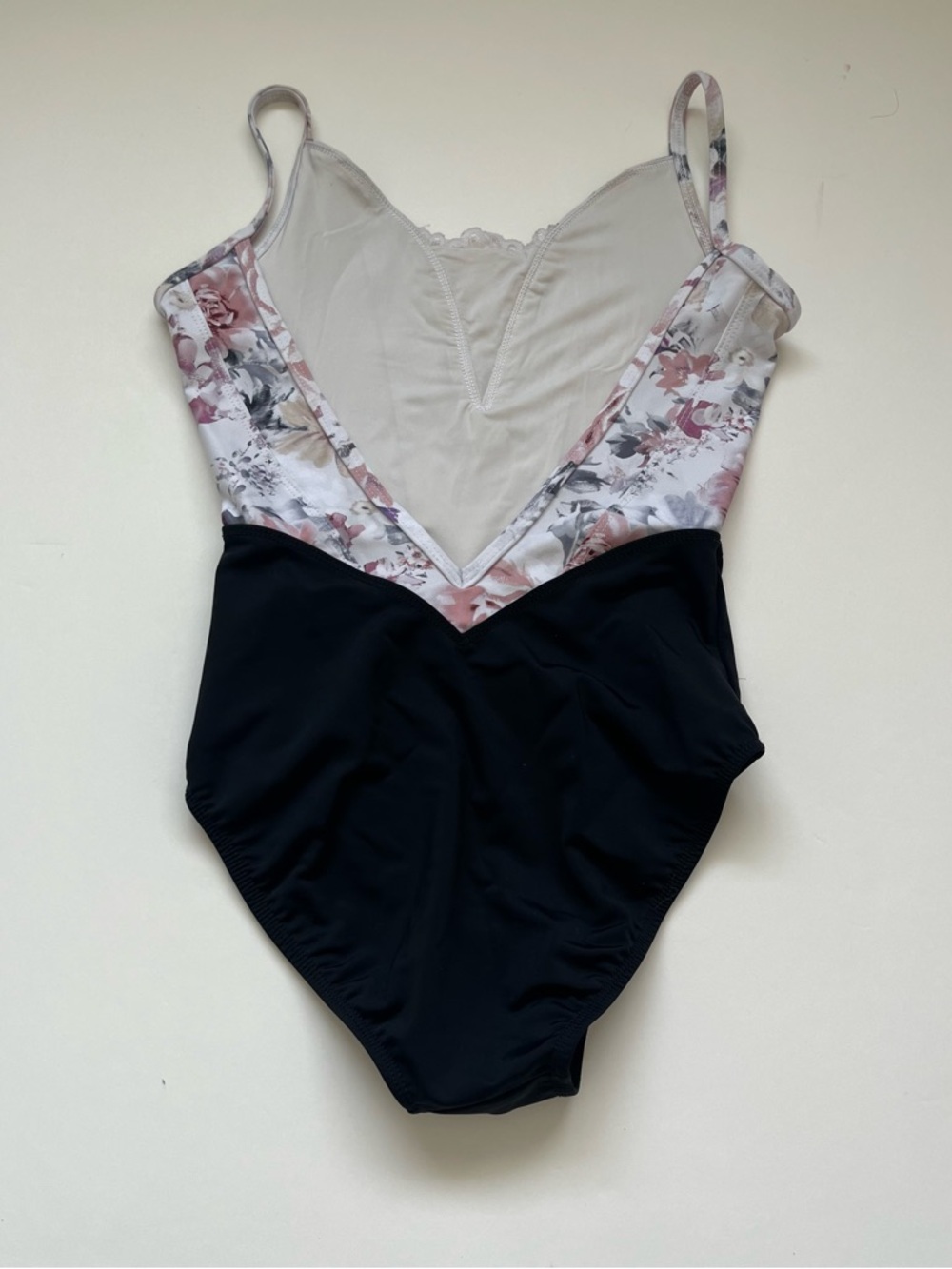 Floral and black Danse De Paris leotard in a size women’s xs - Picture 2 of 2
